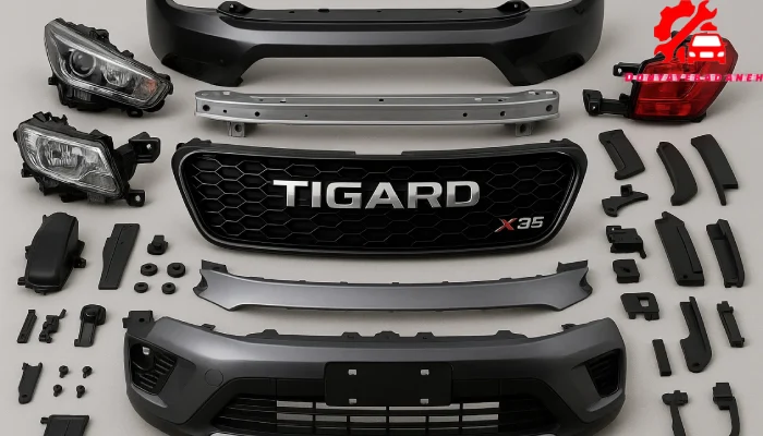 قطعات بدنه تیگارد ایکس ۳۵ x35