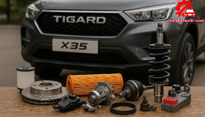 قطعات بدنه تیگارد ایکس ۳۵ x35